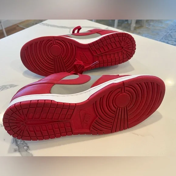 Nike UNLV Dunk Low Retro Sneakers Grey / White / Red  Men’s 11.5 - Picture 8 of 16